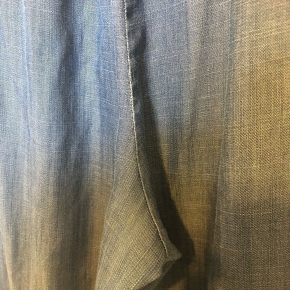 ELLEN TRACY Pants Women's Size Large Blue 100% Tencel/Lyocell Pull-On - Picture 9 of 14